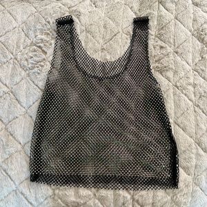 Gemstone top for festivals